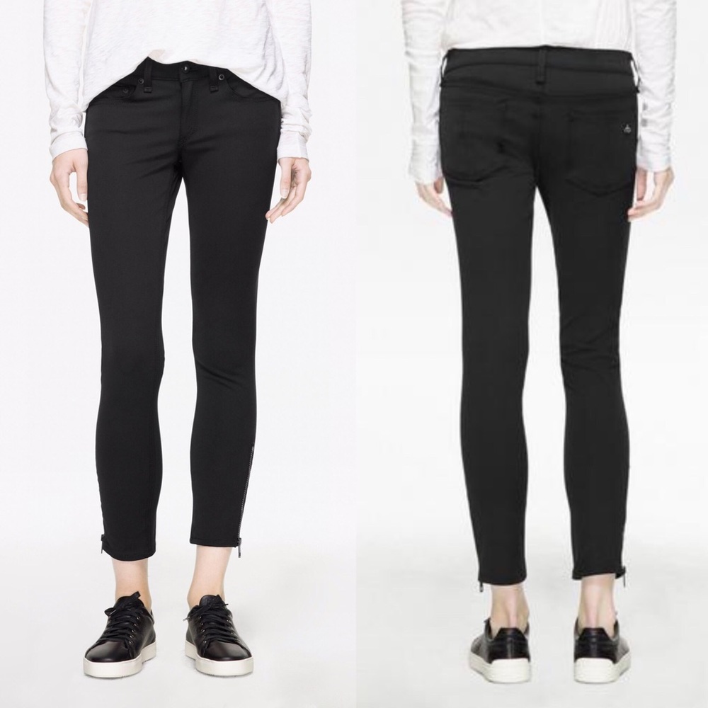 Ankle Zip Skinny Jeans by Rag and Bone x Intermix - Picture 8 of 8